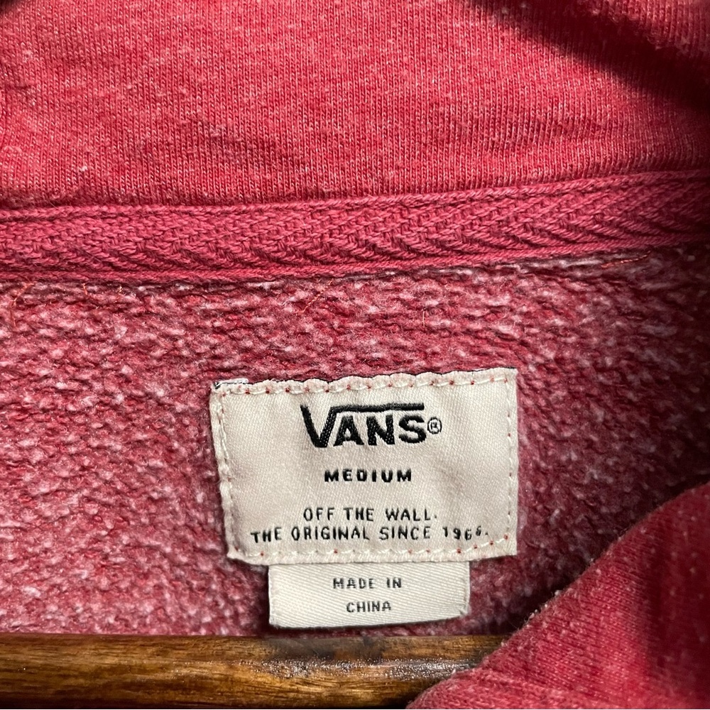 Vans Men's Red Pullover Hoodie - Picture 8 of 12